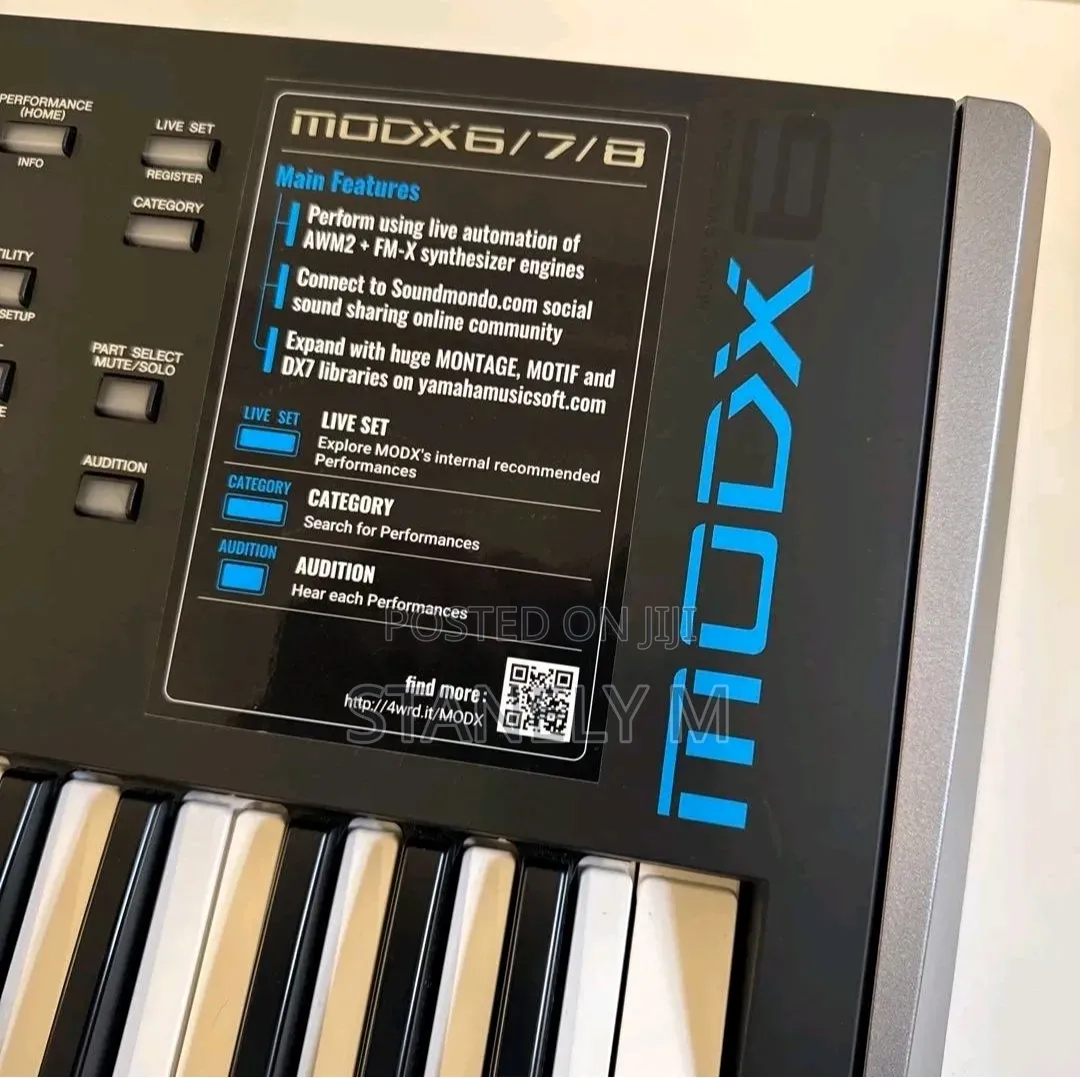 Yamaha Modx6 Touch Screen Keyboard Piano