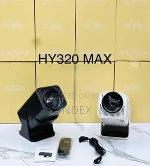 Hy320 Max Android Projector 1080p Native Mini Projector, 20000 Lumen