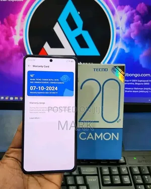 New Tecno Camon 20 Pro 5G 256 GB Black
