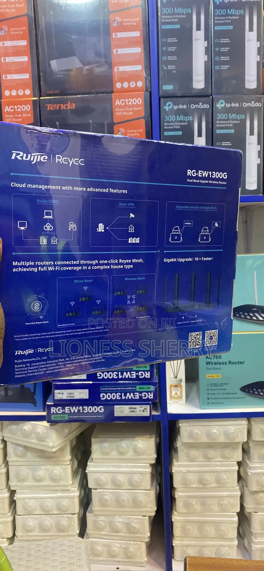 Ruijie Rg-Ew1300g Dual Band Gigabit Wireless Router