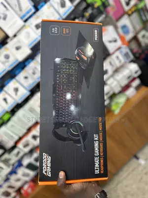 Porodo Ultimate Gaming Kit (Headphones/Keyboard/Mouse/Mousepad)