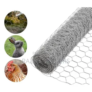 Opal 6ftx25meters Galvanised Chicken Wire Mesh Fence Net Rabbit Neting