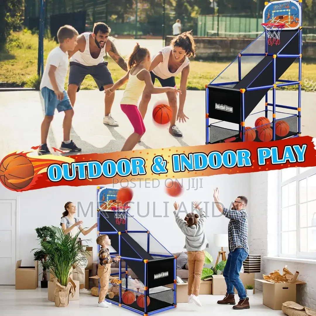 Children's Indoor Arcade Basketball Shooting Game Set
