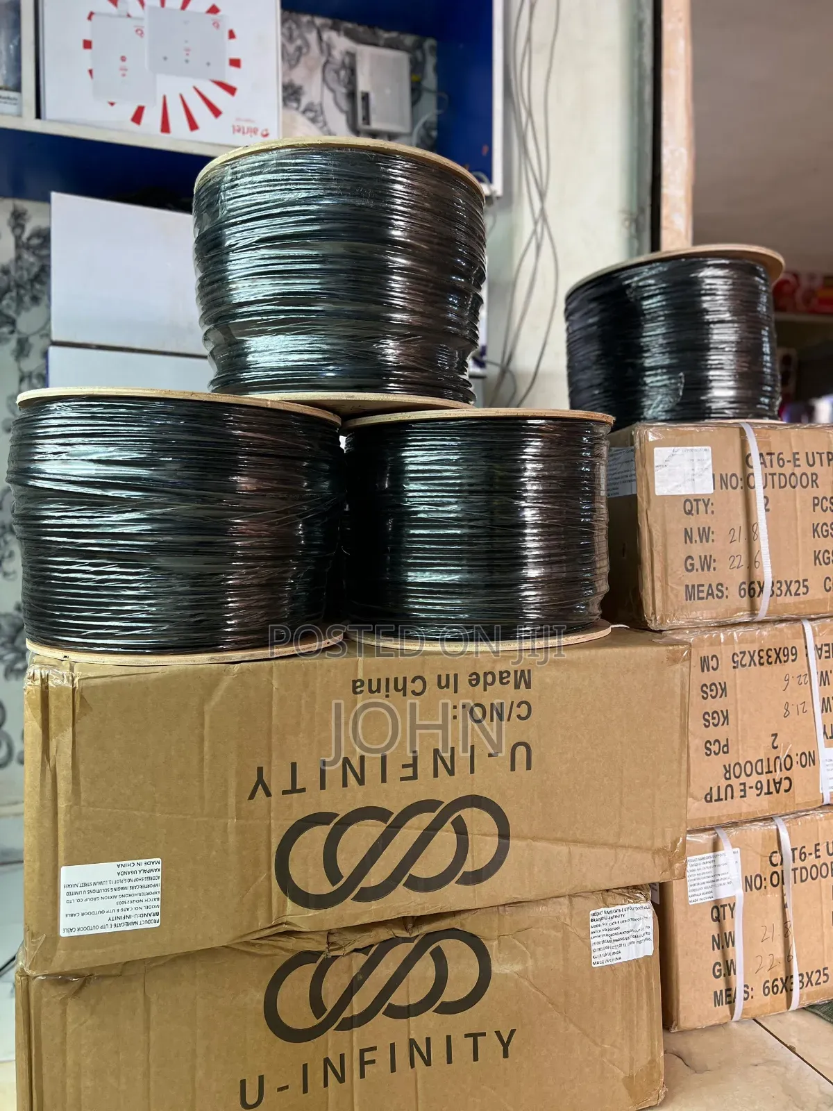Outdoor/Indoor Cat6 Cable