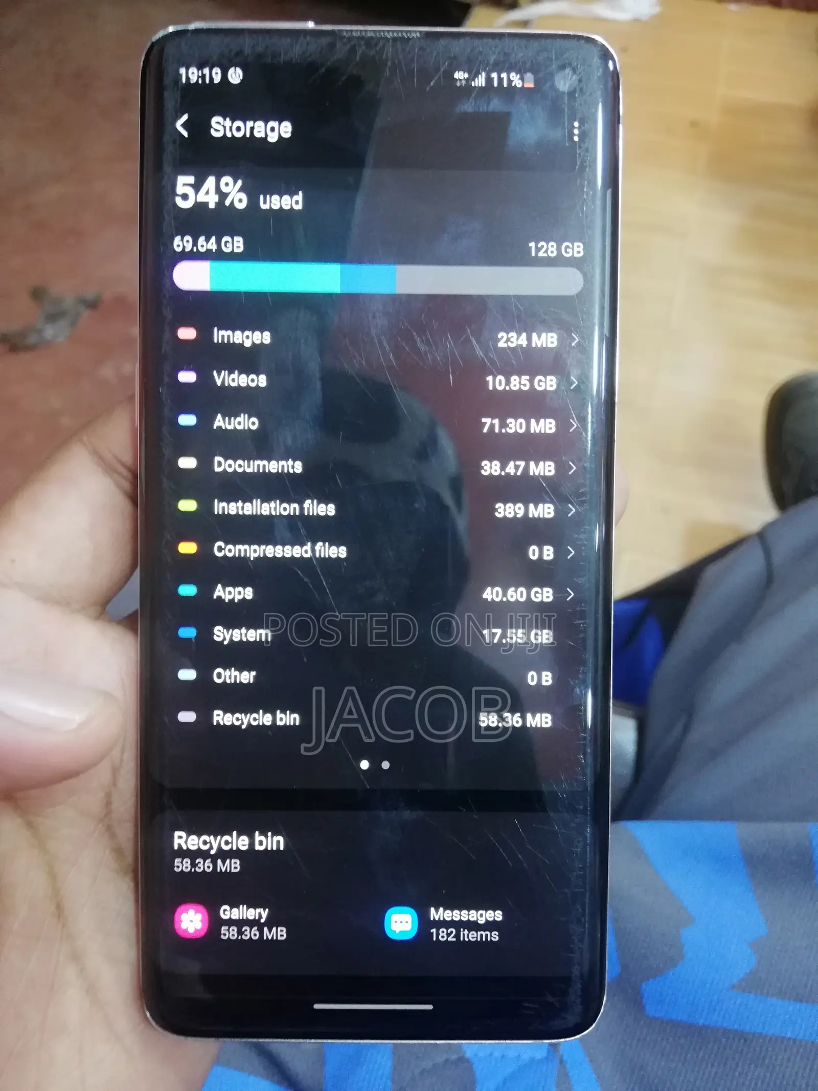 Samsung Galaxy S10 128 GB Blue