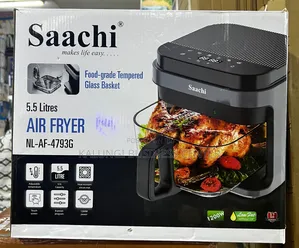 5.5l Air Fryer Saachi Air Fryer With Glass Bowl