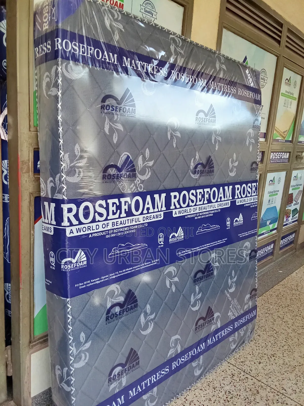 5 by 6 Inches Premium High Density Rose Foam Mattress