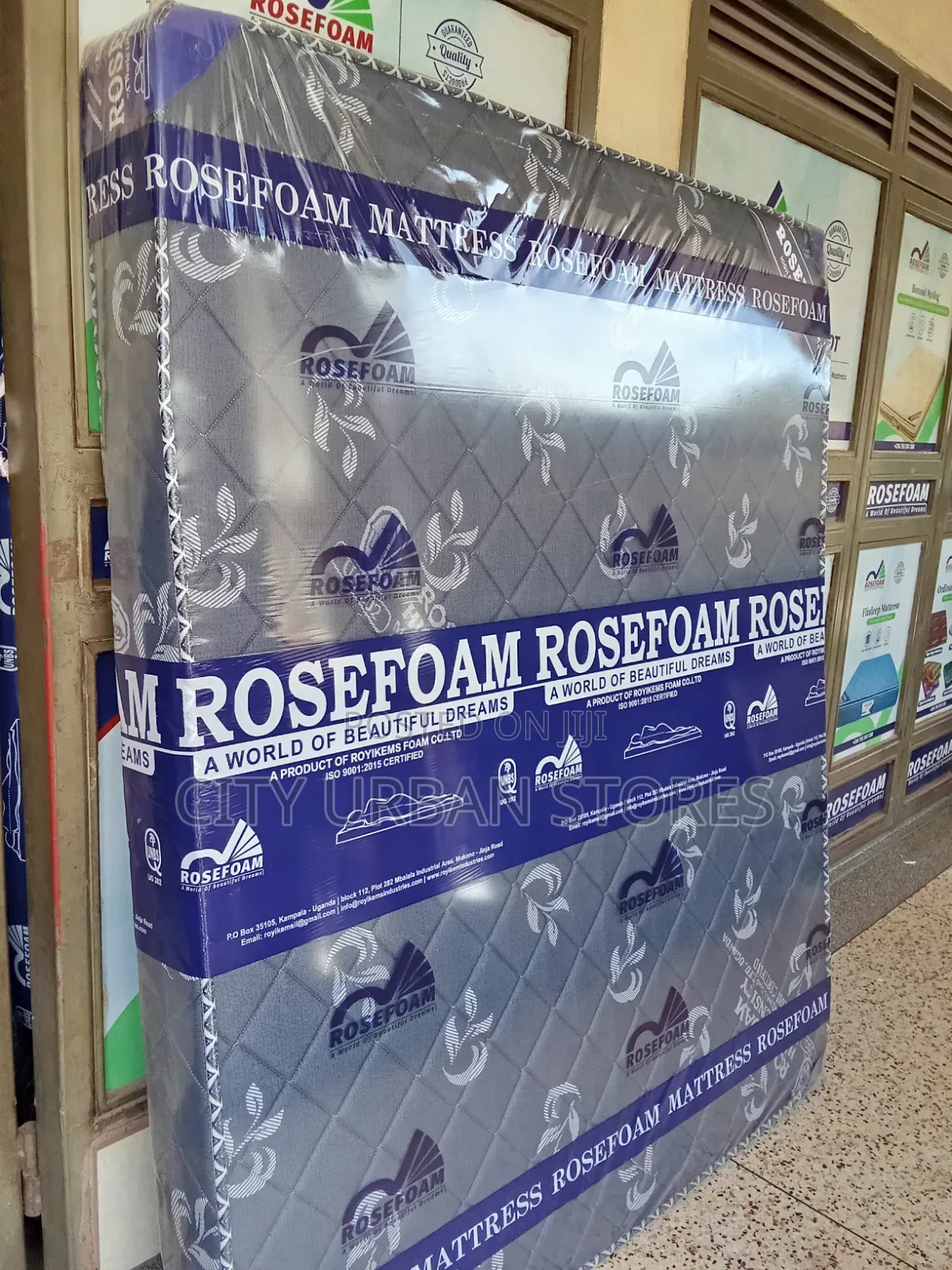 5 by 6 Inches Premium High Density Rose Foam Mattress