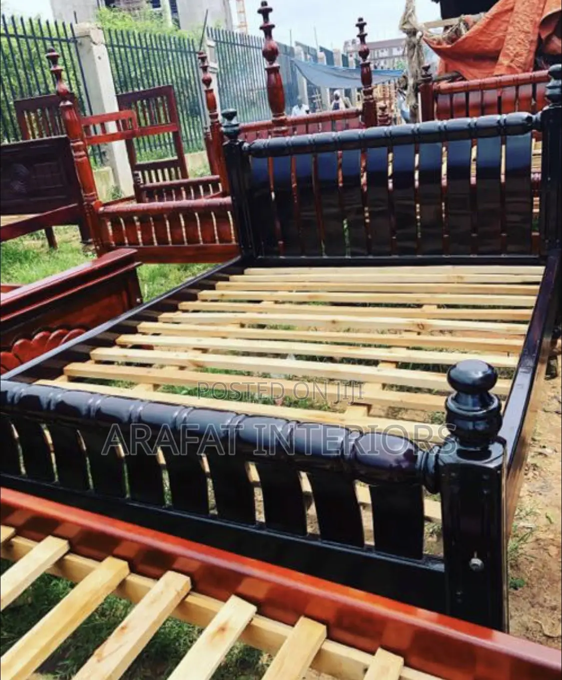 5x6 Nazzy Design Slat Bed