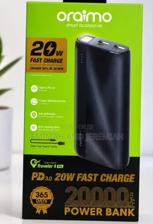 Oraimo Traveler 12-20000mah Power Bank
