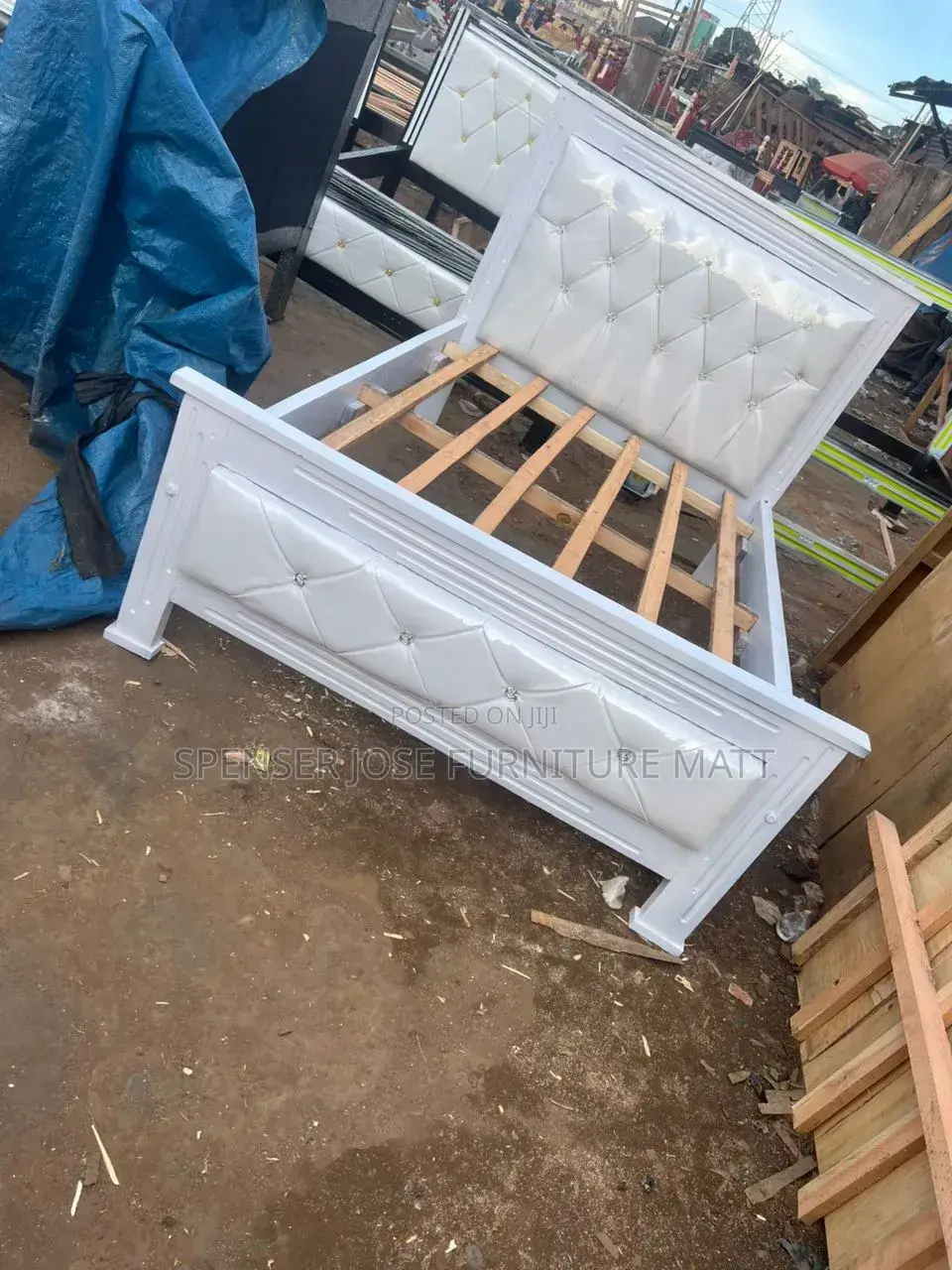 4by6 White Bed