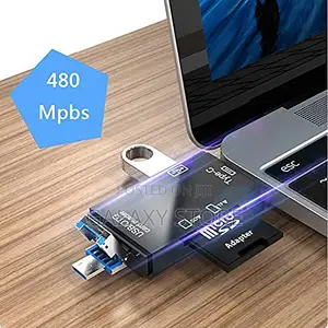 3 in 1 Usb Type C Card Reader With Multifunction Otg