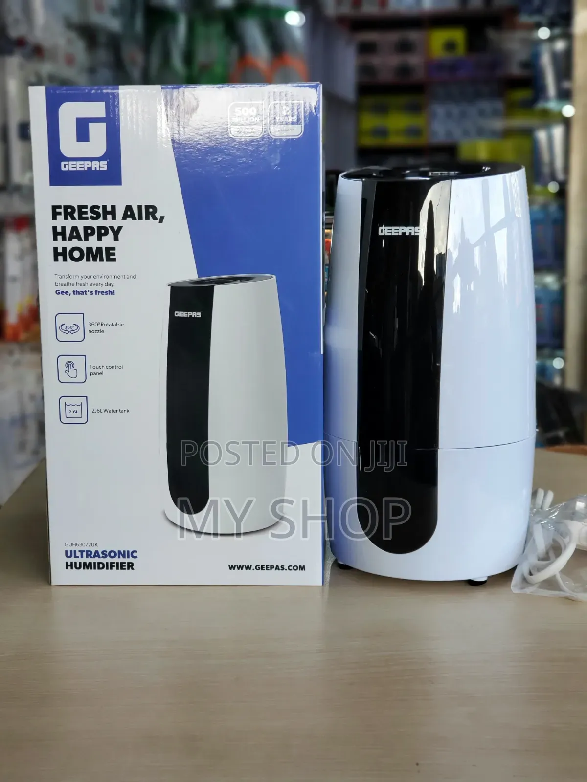 Geepas Ultrasonic Humidifier - Best Humidifier for Your Room