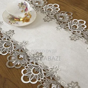 40cm*250cm European Style White Lace Table Runner(8seaters)