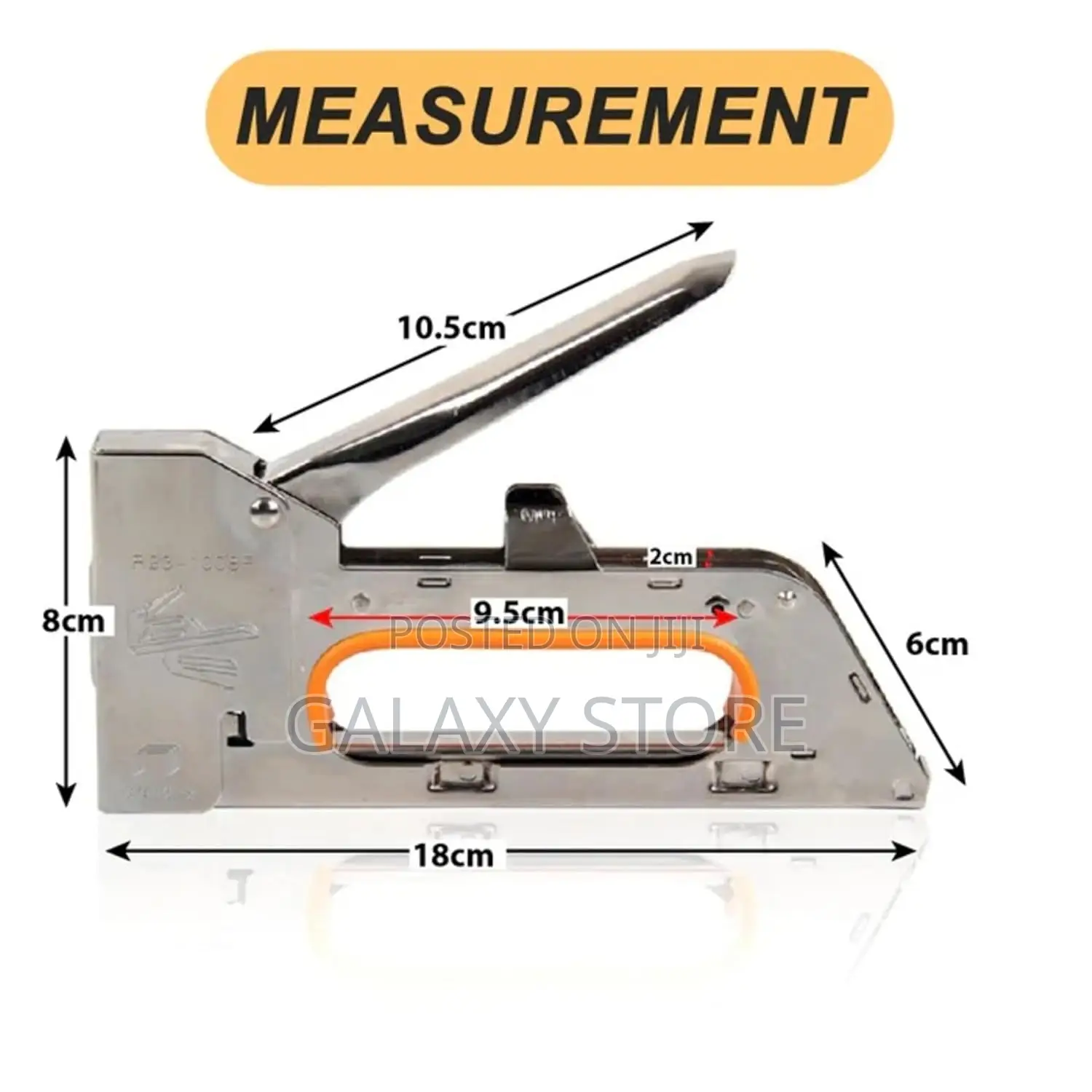 Manual Staple Gun for Furniture Use With Durable Metal Body