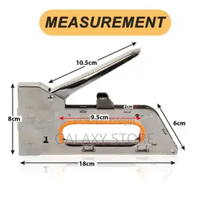 Manual Staple Gun for Furniture Use With Durable Metal Body