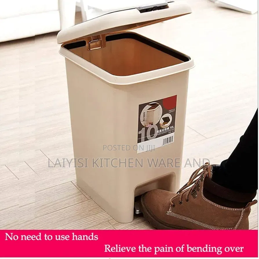 20litres Pedal Bin - Living Room Kitchen Trash Can.