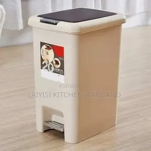 20litres Pedal Bin - Living Room Kitchen Trash Can.