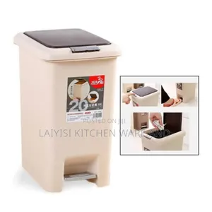 20litres Pedal Bin - Living Room Kitchen Trash Can.