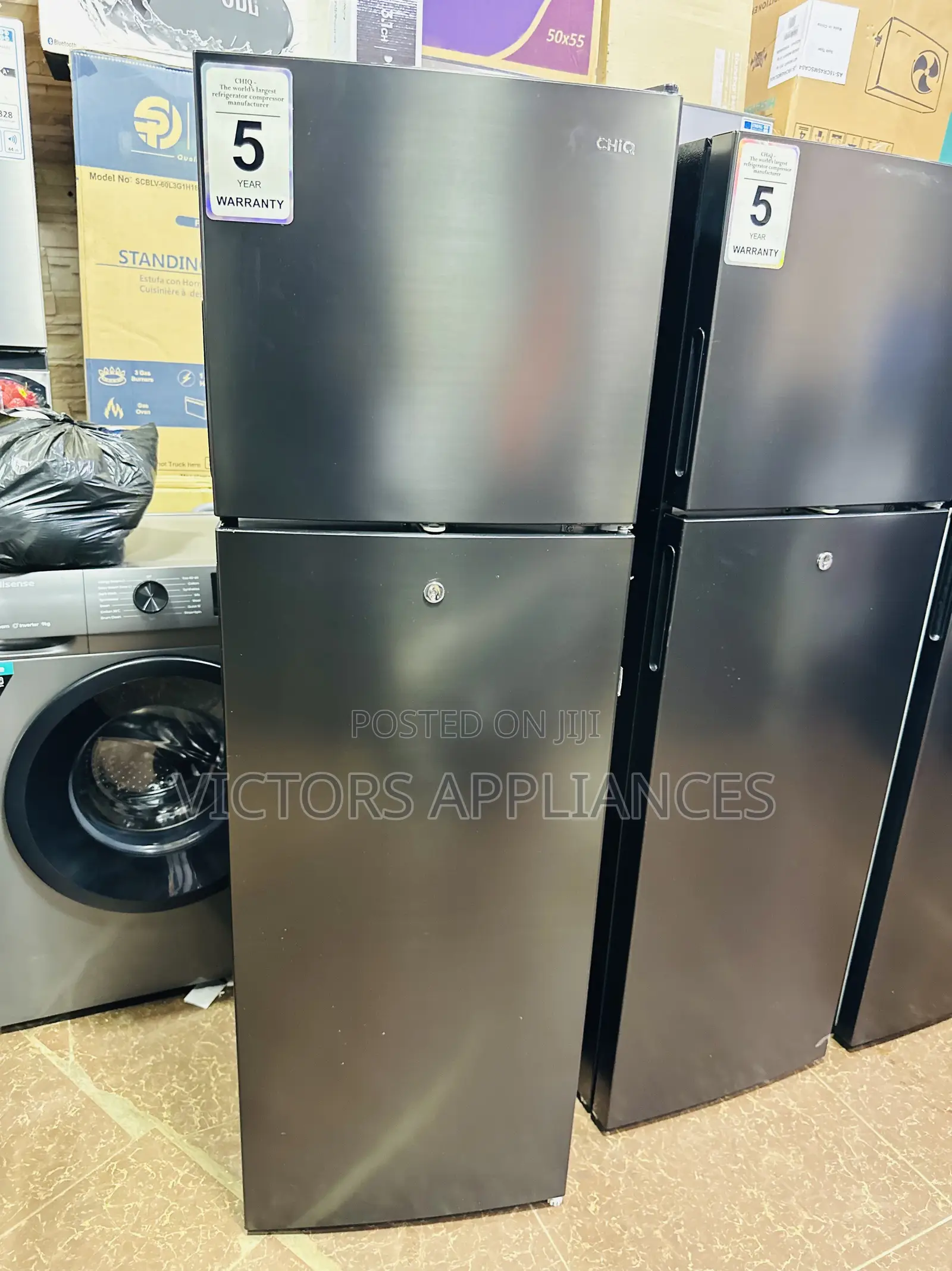 Chiq 220l Double Door Refrigerator