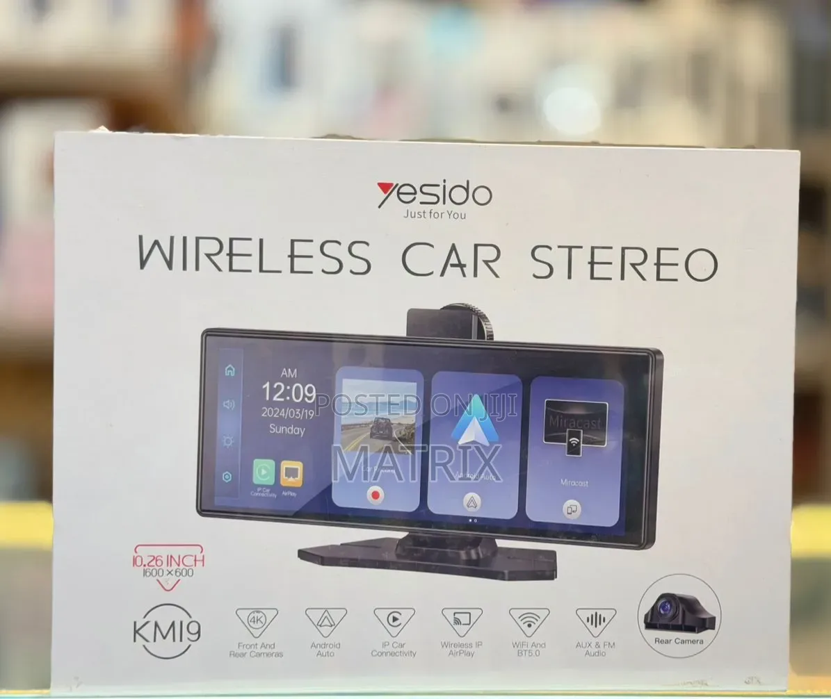 Yesido Km19 Carplay Car Center Console Portable Multimedia System
