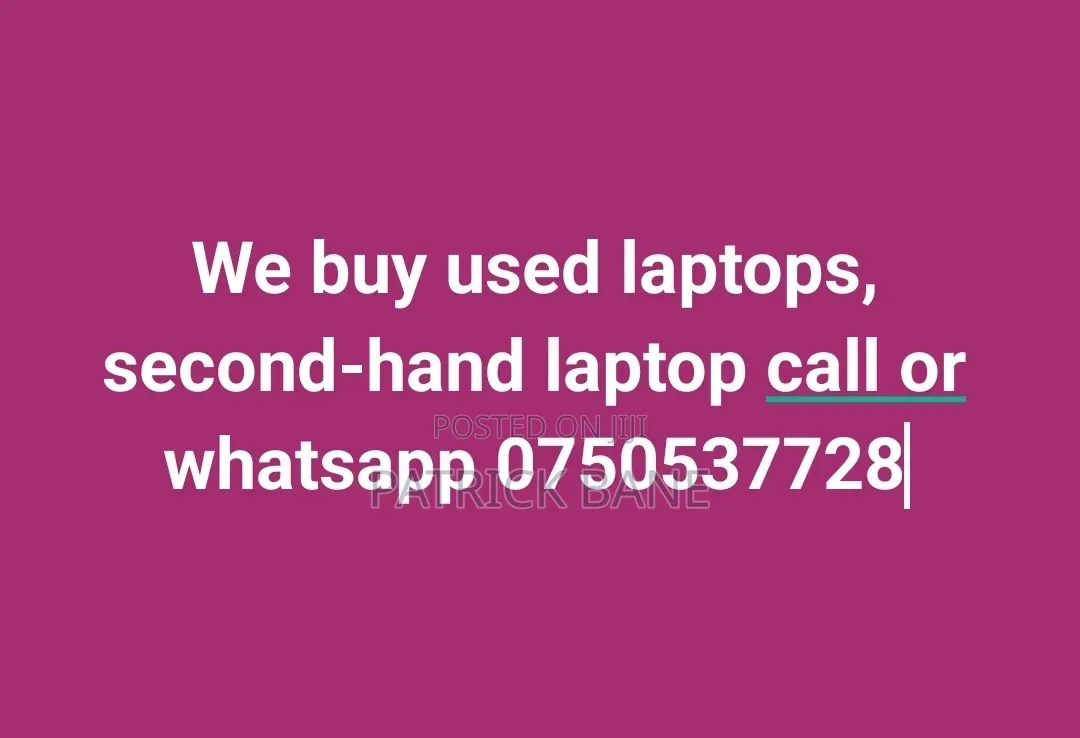 We Buy Second Hand, Used Laptops