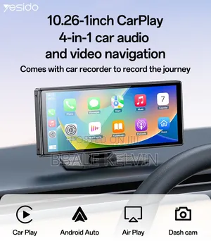 Yesido Km19 Carplay Car Center Console 10.26inch Touch Screen Portable