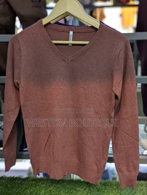 V Neck Original Stretchy Sweaters Size M to XXL