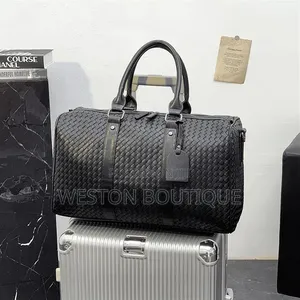 Genuine Leather Bottega Veneta Travel Bag