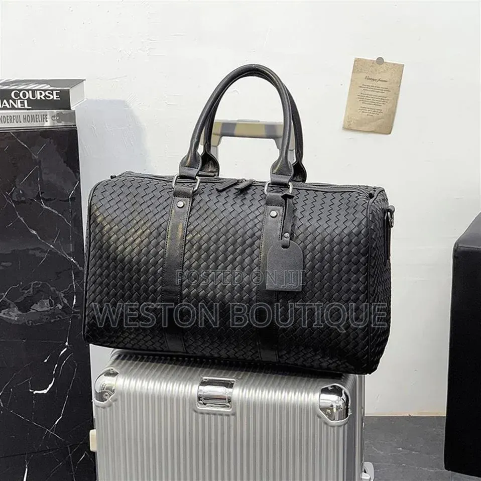 Genuine Leather Bottega Veneta Travel Bag