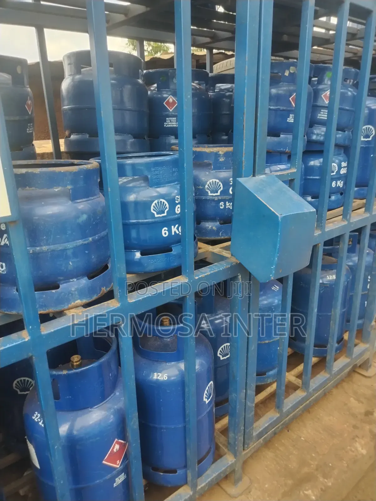 Shell Gas Cylinder, Burner Grill(Full Gas)