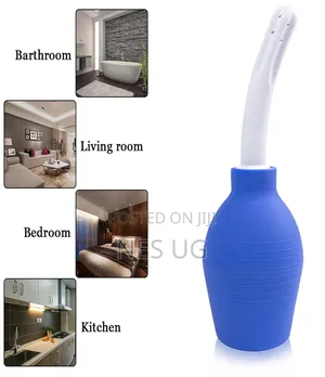 Re-Usable Anal/Vaginal Enema Douche Bulb - Blue