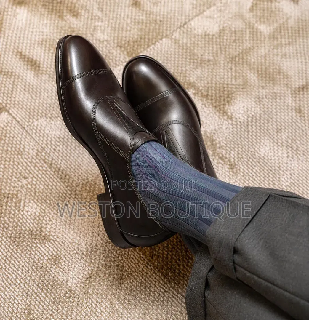 Pure Leather Original Carmina Rubber Sole Office Gentle Shoes