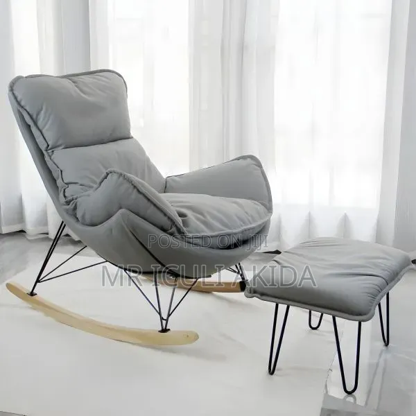 Modern Rocking Lounge Saucer,Lazy Sofa and Snail Chair With Foot Rest