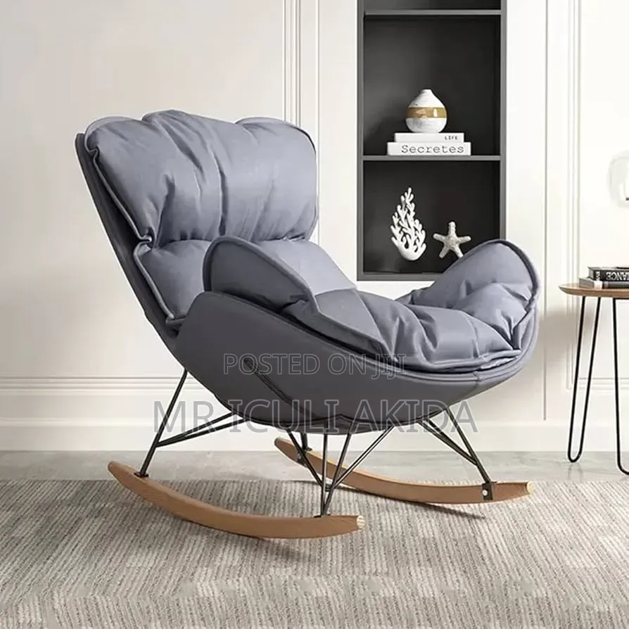 Modern Rocking Lounge Saucer,Lazy Sofa and Snail Chair With Foot Rest
