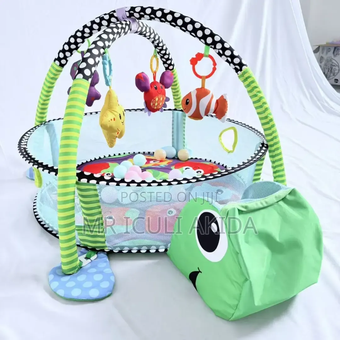 3-in-1 Baby Activity Playmat Play Gym and Ball Pit