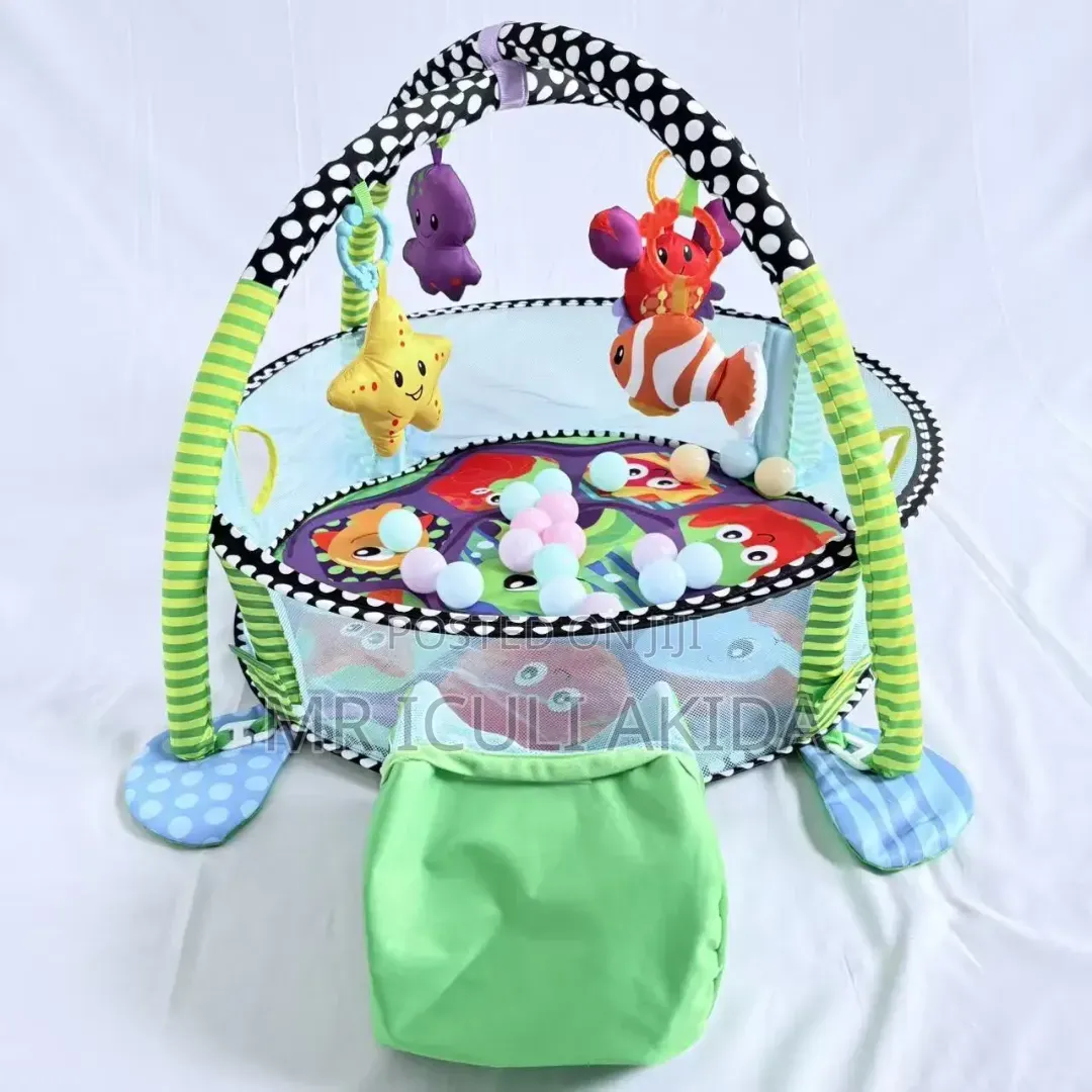 3-in-1 Baby Activity Playmat Play Gym and Ball Pit