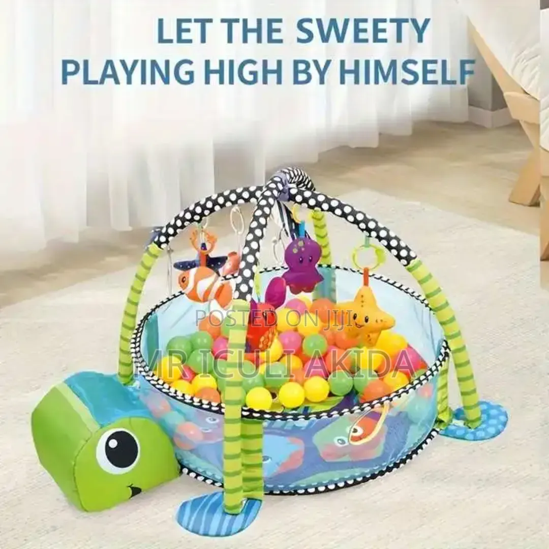 3-in-1 Baby Activity Playmat Play Gym and Ball Pit