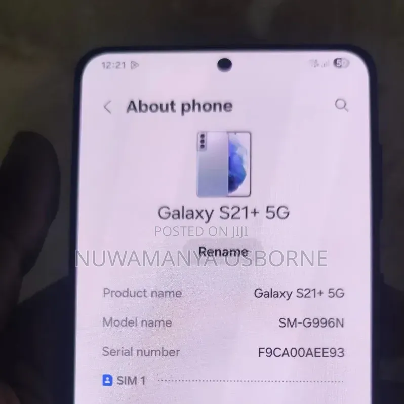 Samsung Galaxy S21+ 5G 256 GB Black