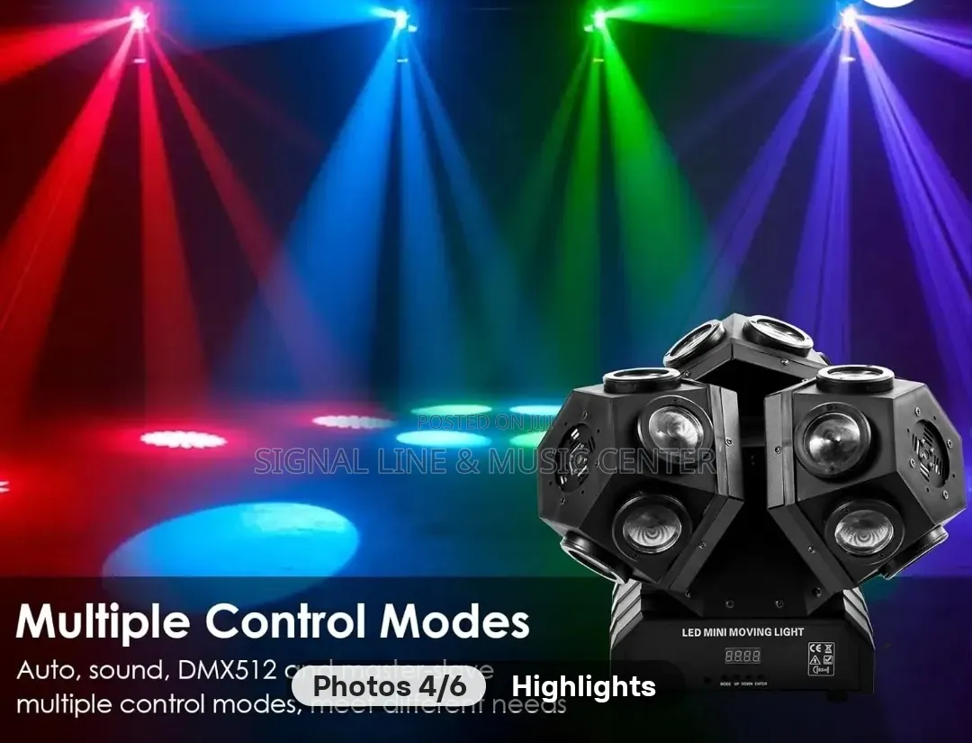 Led Mine Light Moving Head With 3 Heads