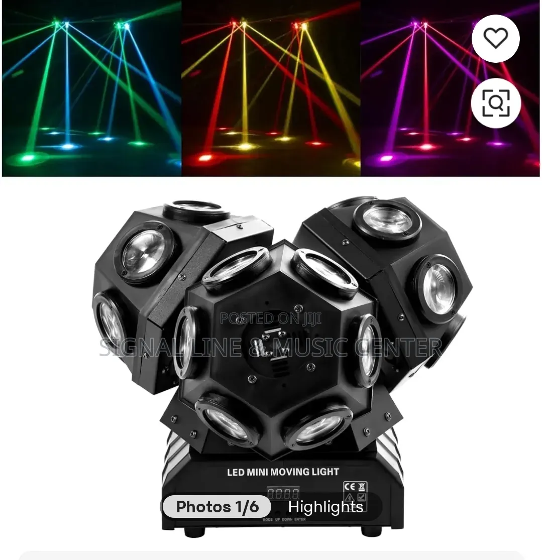 Led Mine Light Moving Head With 3 Heads