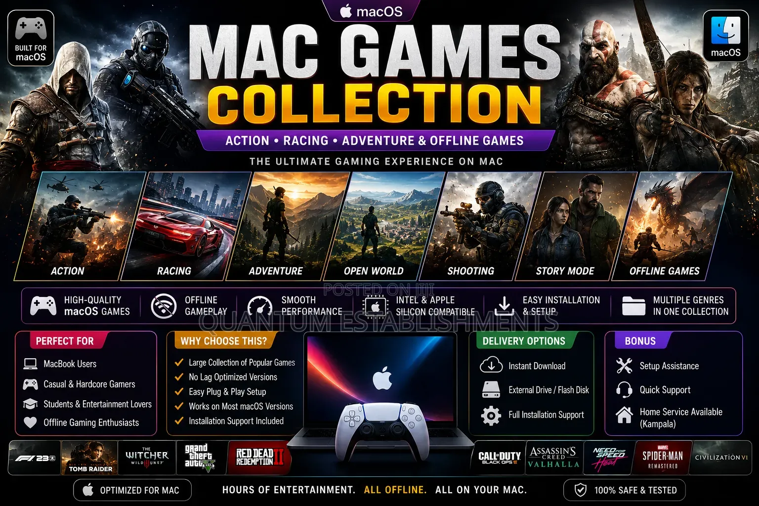 Mac Games Collection | Action, Racing, Adventure Games | Macos