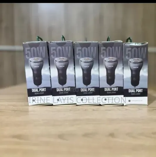50w Green Lion Dual Port Car Chargers
