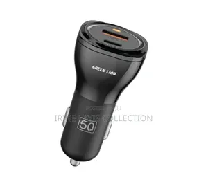 50w Green Lion Dual Port Car Chargers