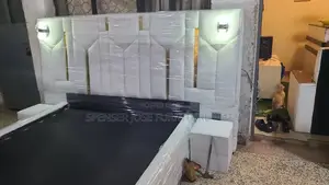 Luxury Bed 5by6 White With Led