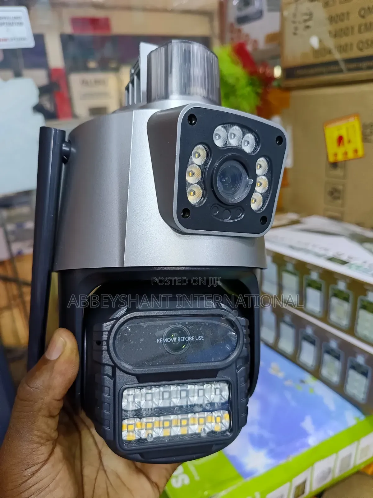 Security Camera 6mp Dual-Lens PTZ Wi-Fi Security Camera.