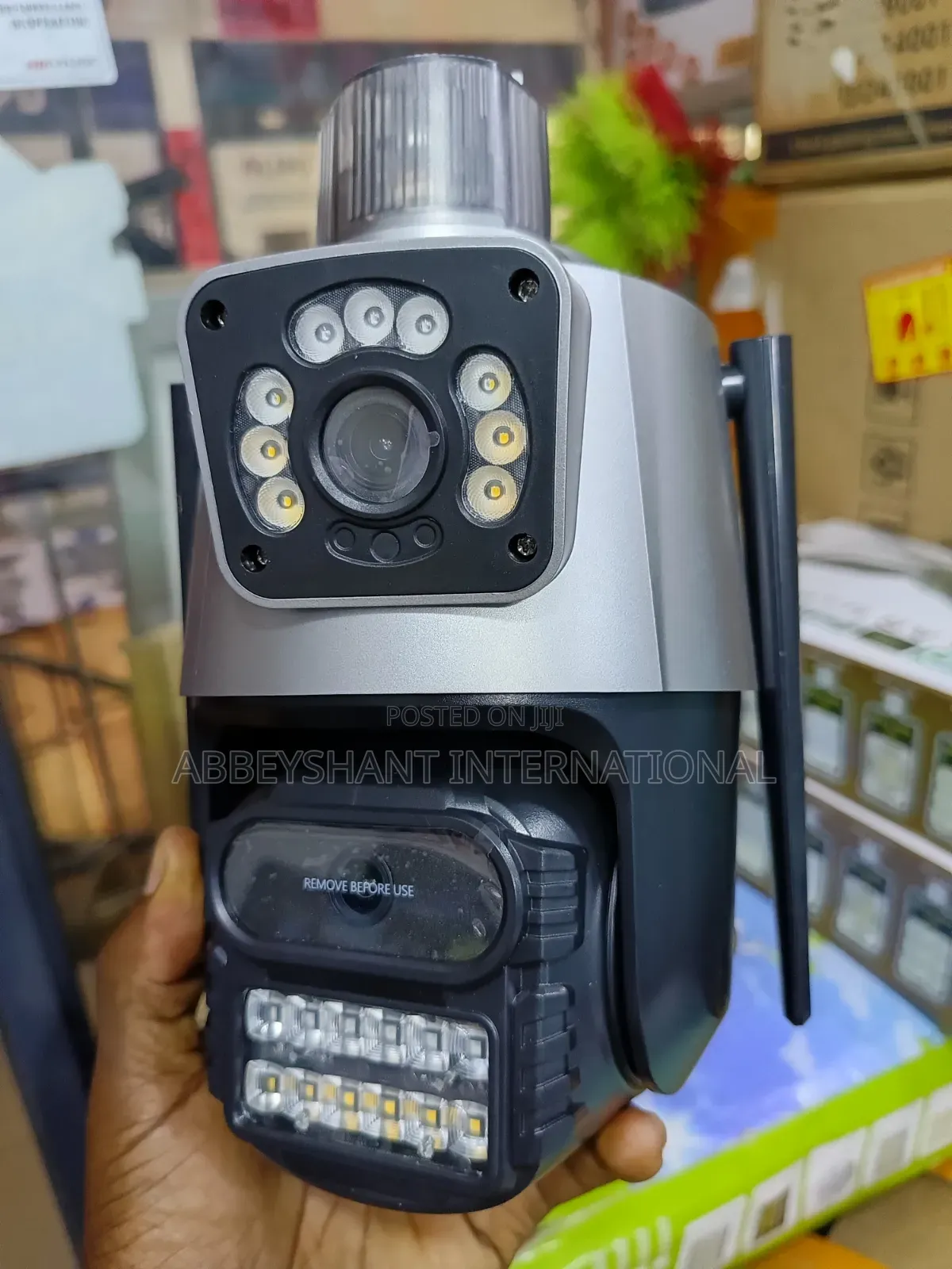 Security Camera 6mp Dual-Lens PTZ Wi-Fi Security Camera.