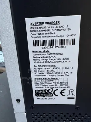 2kva/2000w /12v Hybrid Inverter