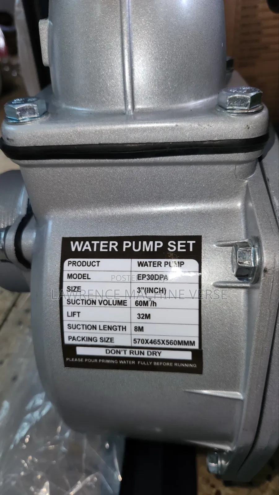 Diesel Honda Pump 3inch 9hp