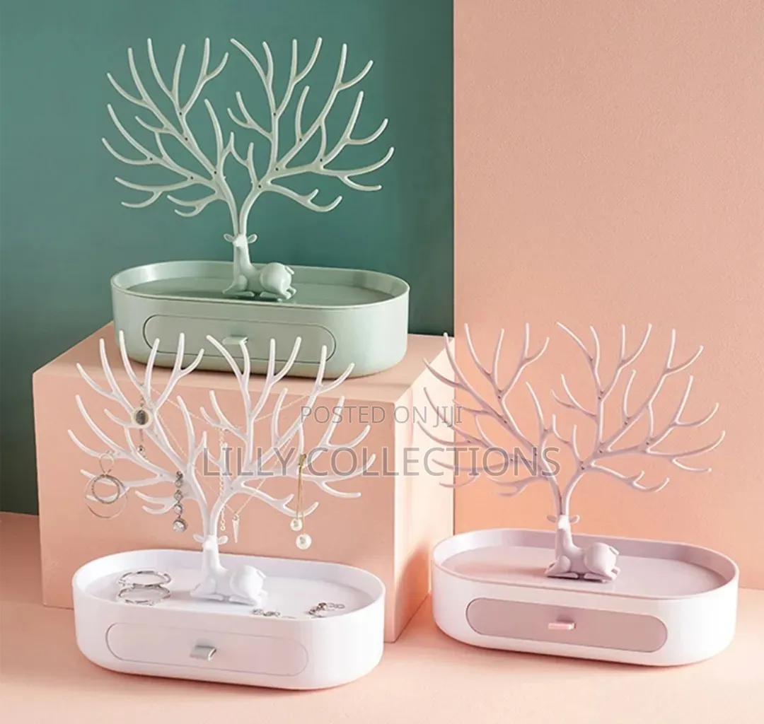 Deer Antler Tree Display With Counter